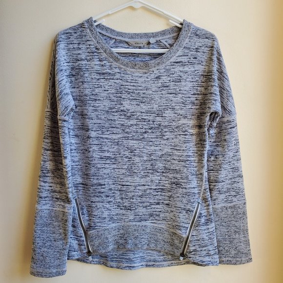Athleta Gray Scoop Neck Jersey Size XXS - Picture 1 of 14